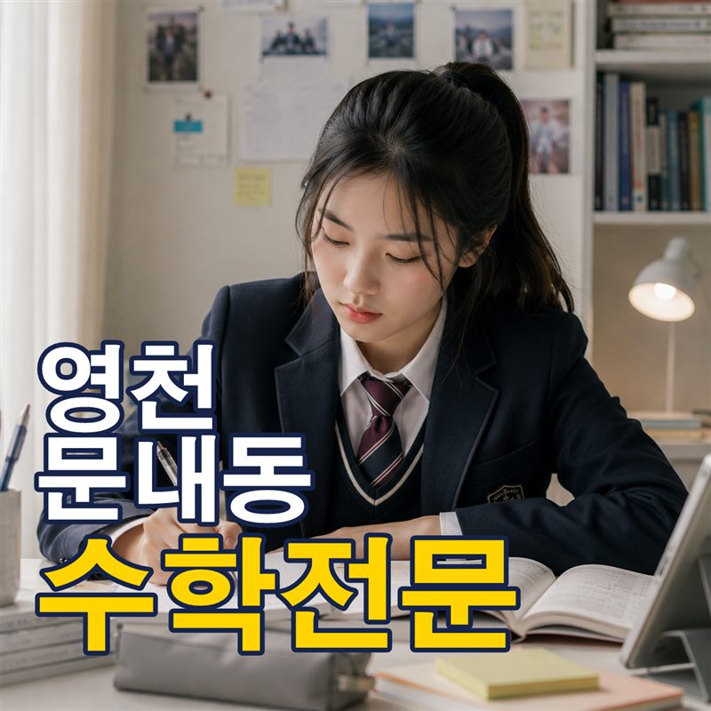 영천 문내동 수학전문