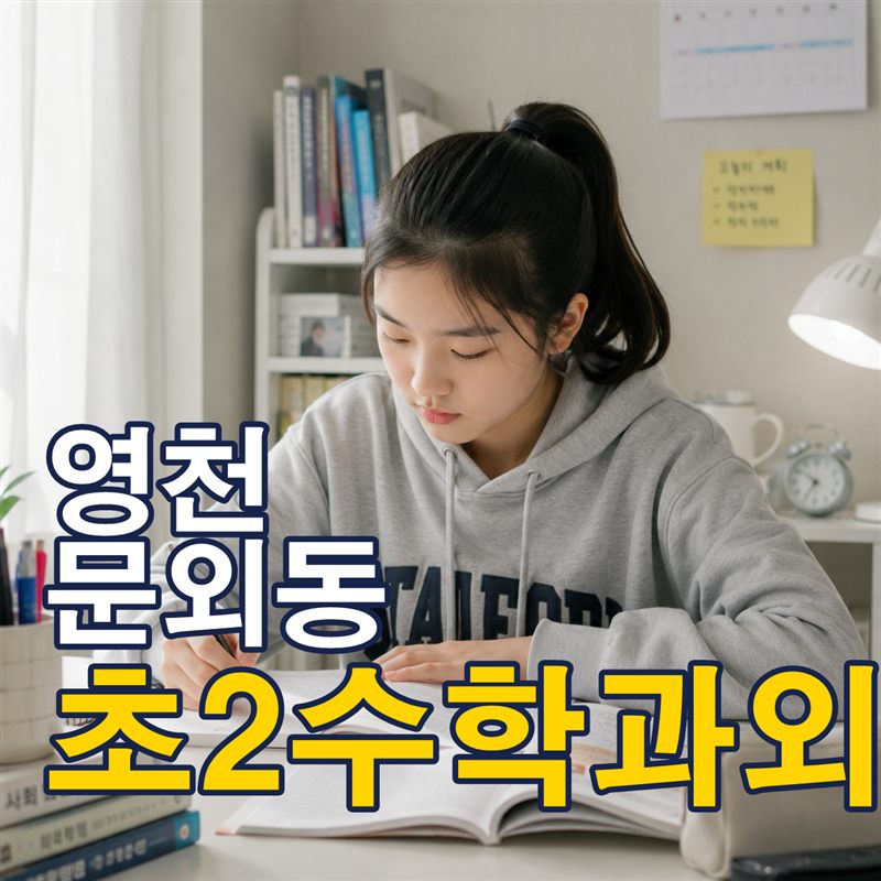 영천 문외동 초2수학과외