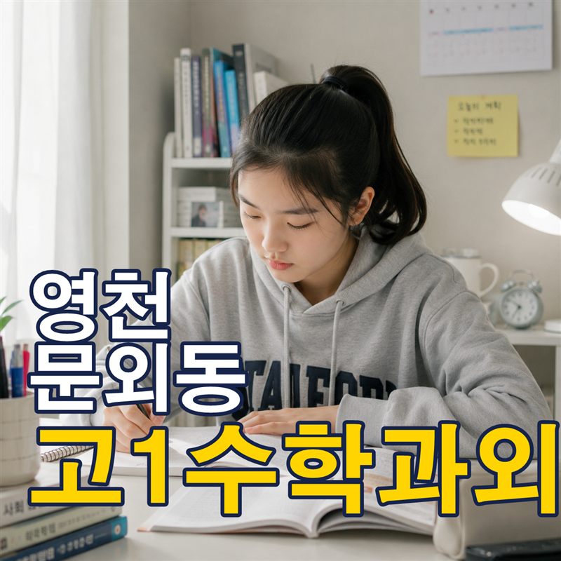영천 문외동 고1수학과외