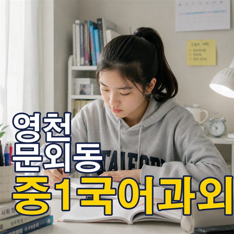 영천 문외동 중1국어과외