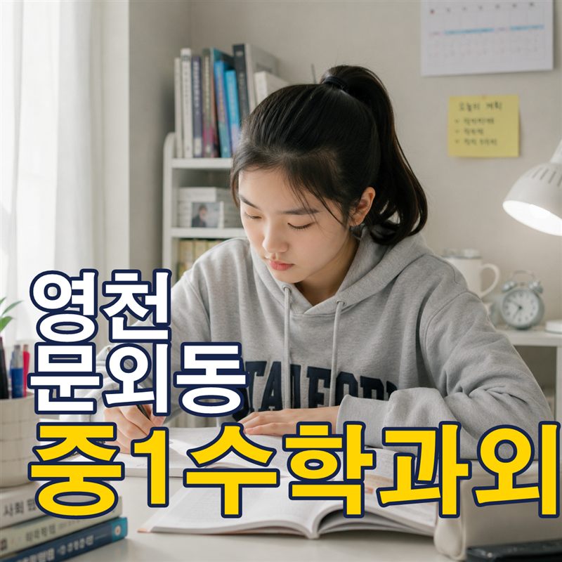 영천 문외동 중1수학과외