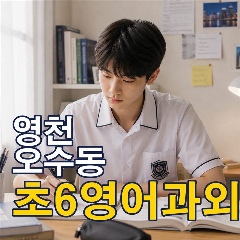 영천 오수동 초6영어과외