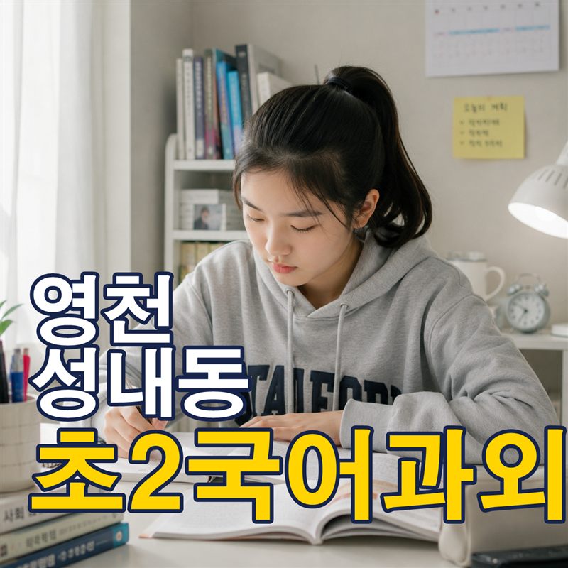 영천 성내동 초2국어과외