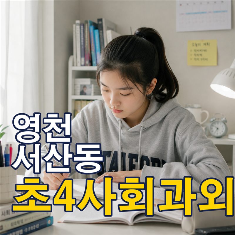 영천 서산동 초4사회과외