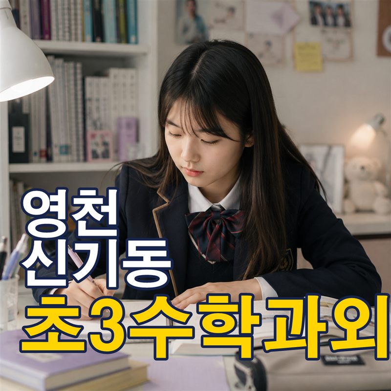 영천 신기동 초3수학과외