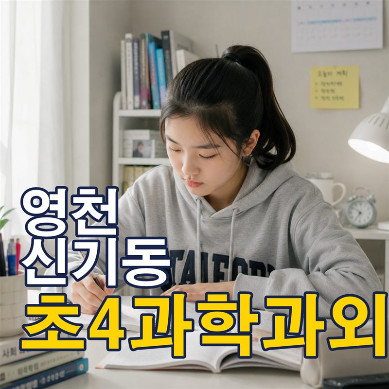 영천 신기동 초4과학과외