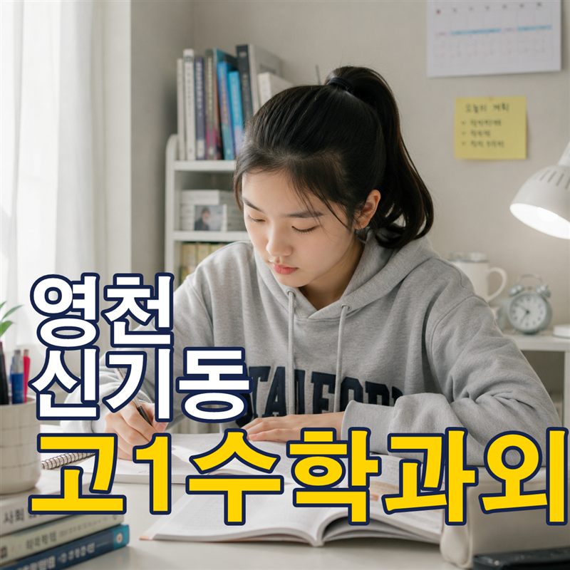영천 신기동 고1수학과외