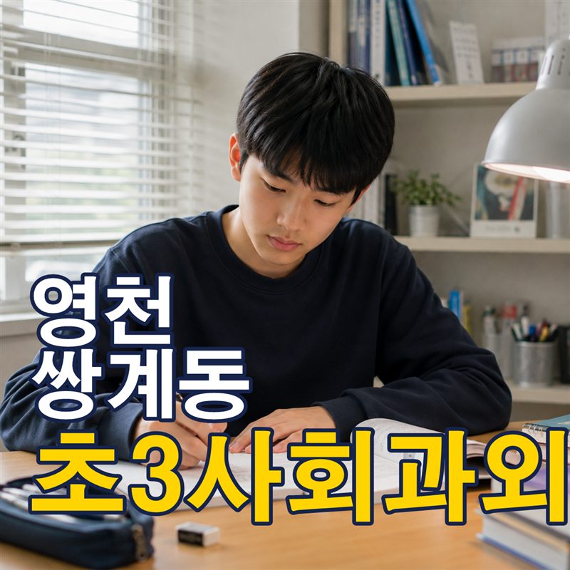 영천 쌍계동 초3사회과외