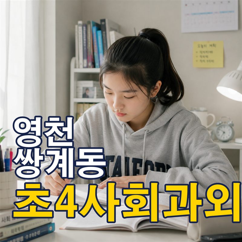 영천 쌍계동 초4사회과외