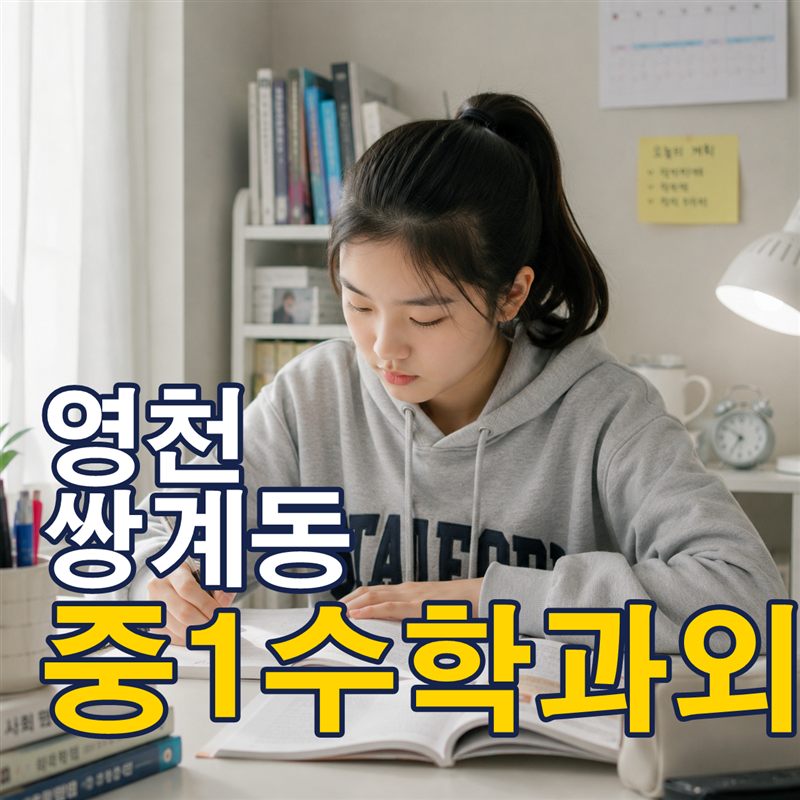 영천 쌍계동 중1수학과외