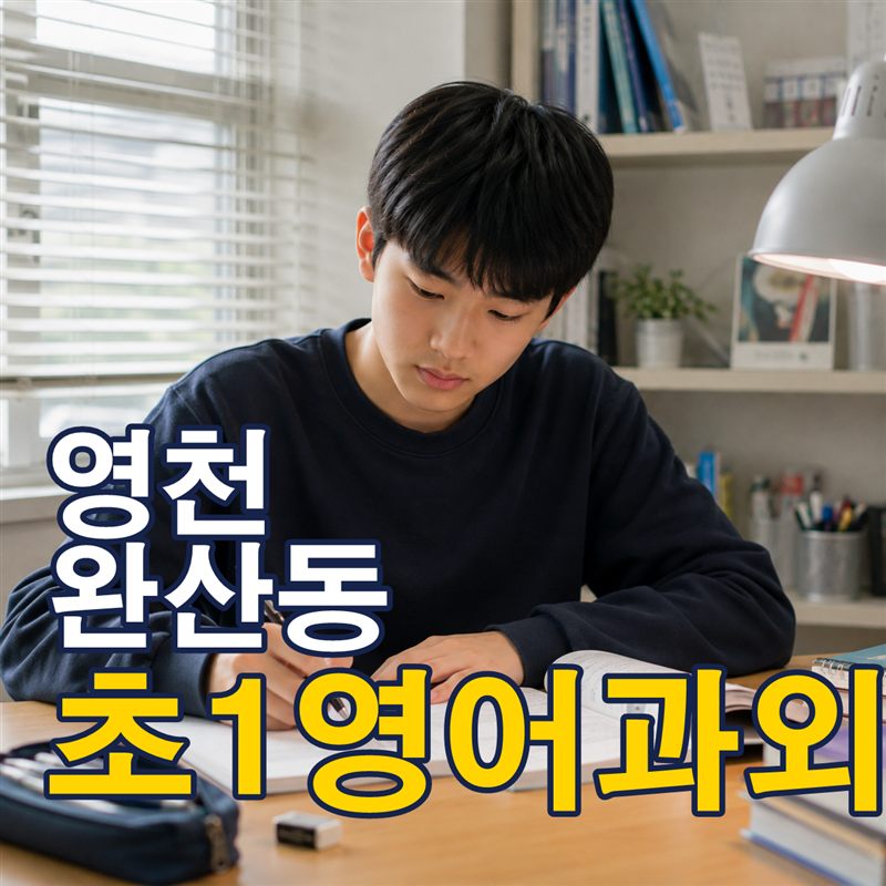 영천 완산동 초1영어과외