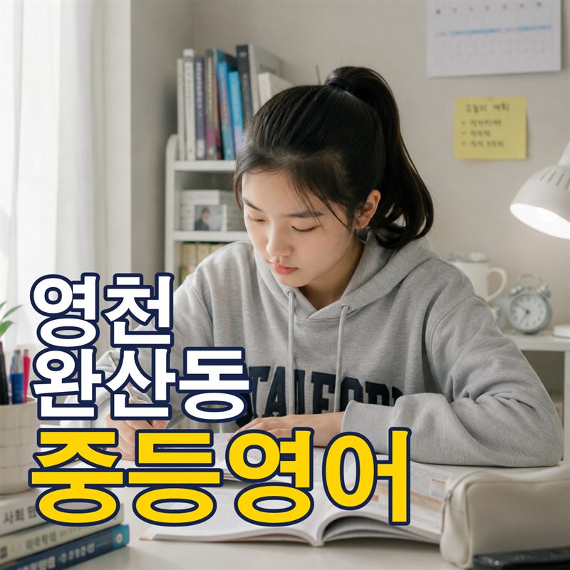 영천 완산동 중등영어