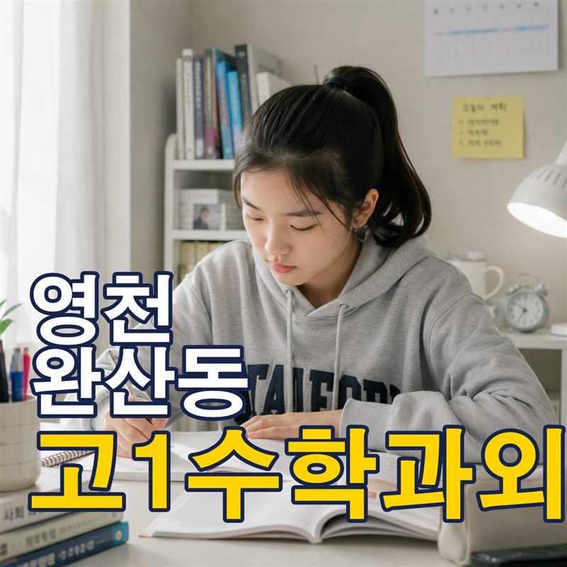 영천 완산동 고1수학과외