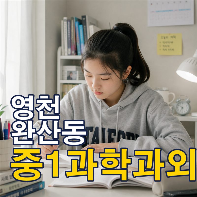 영천 완산동 중1과학과외