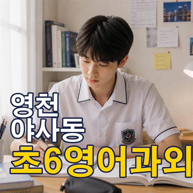 영천 야사동 초6영어과외