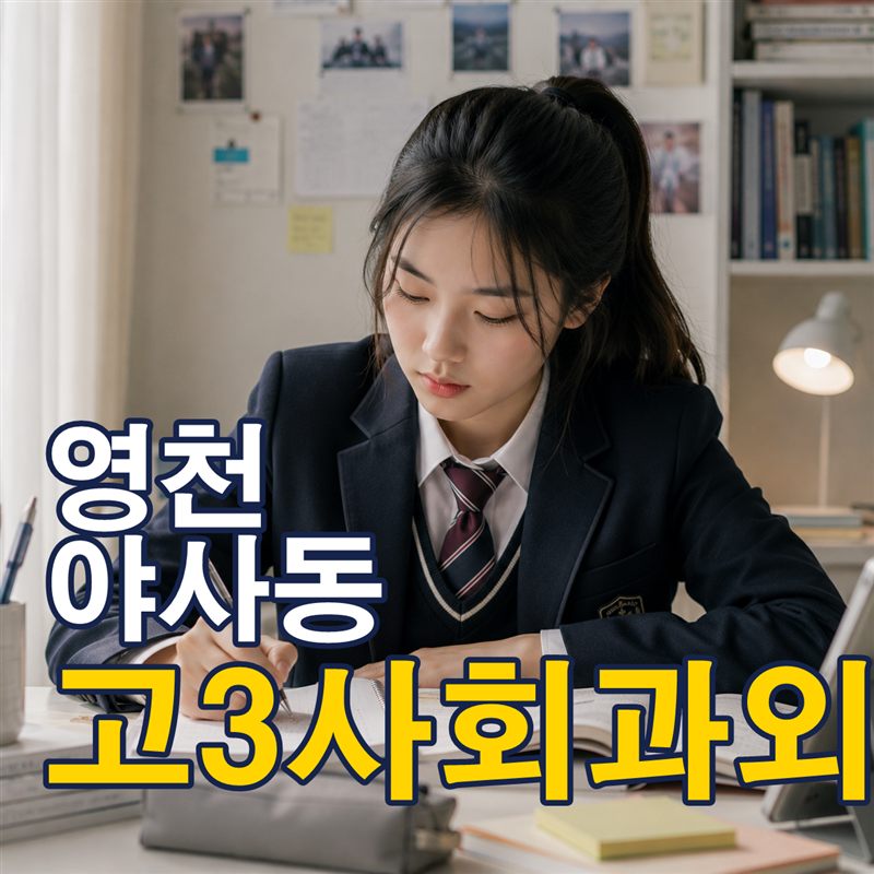 영천 야사동 고3사회과외